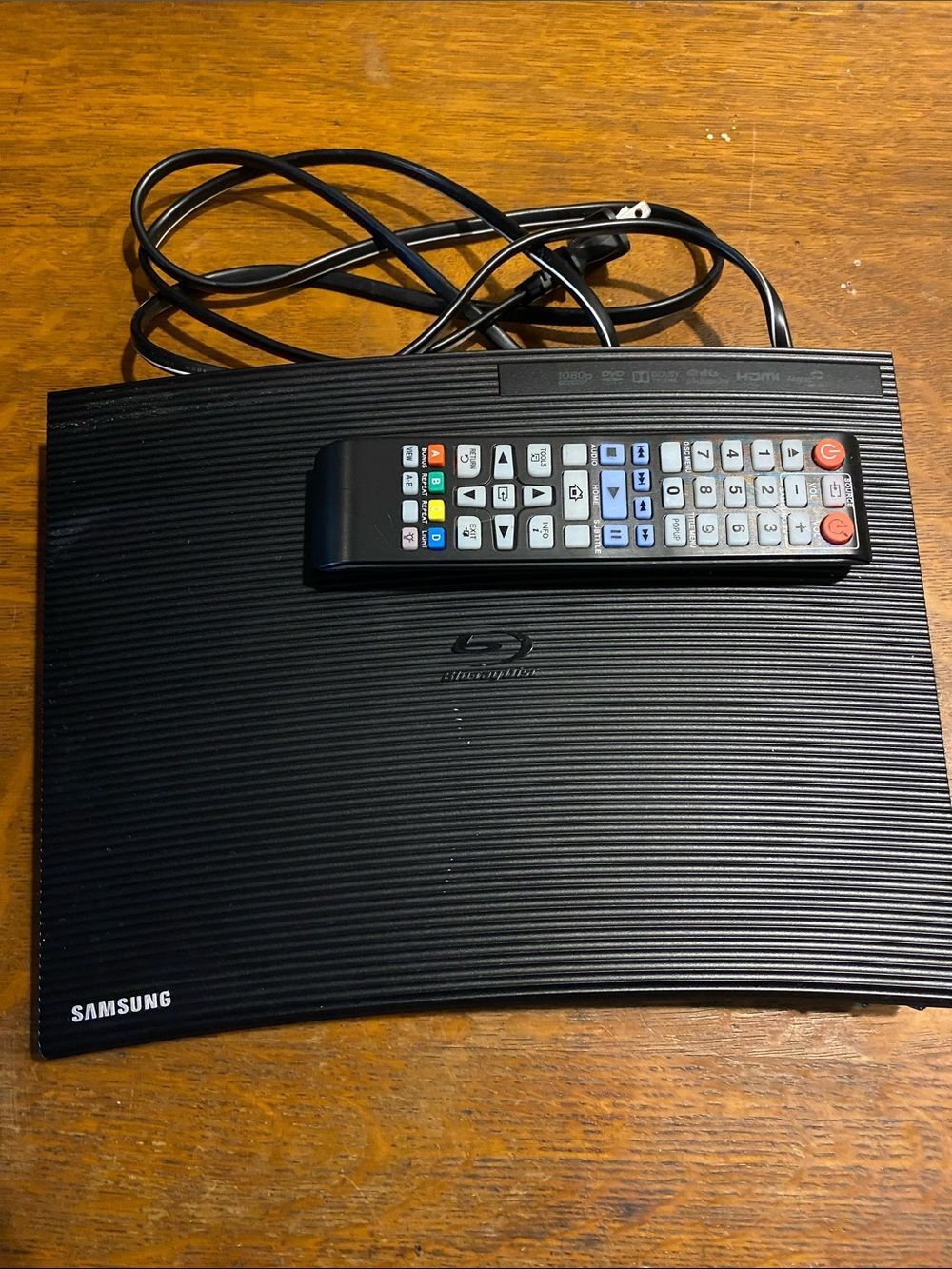 Samsung Black Blu-ray Player with Remote BD-J5100